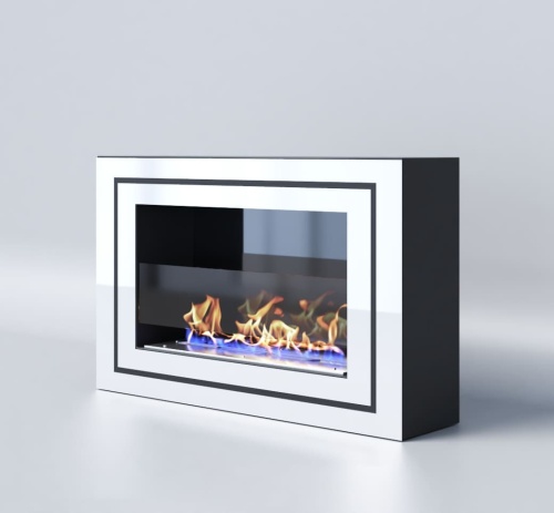 Биокамин "Русский огонь" Стенли 650N настенный с защитным и декоративным стеклом