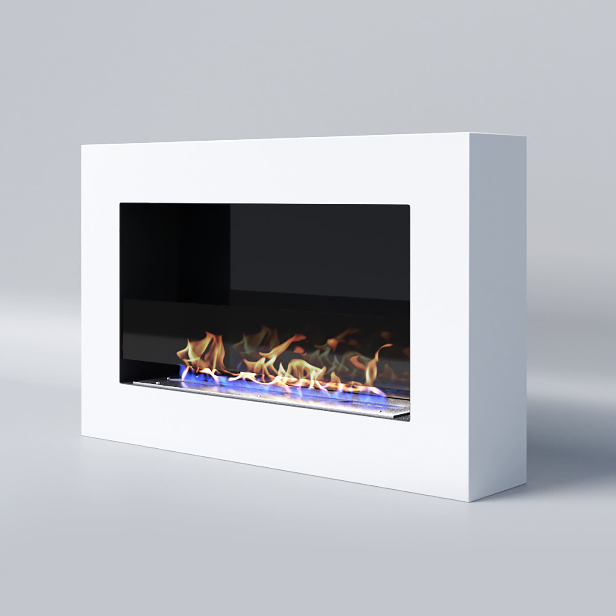 Биокамин "Русский огонь" Блонд 800N настенный (высота 500мм.) с защитным стеклом по цене 26 450 руб.