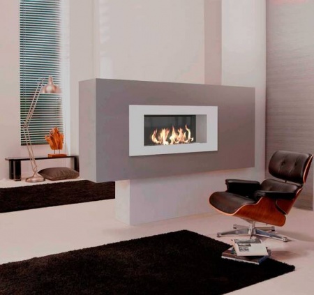 Биокамин ZeFire Elliot 900 белый со стемалитом по цене 36 800 руб.