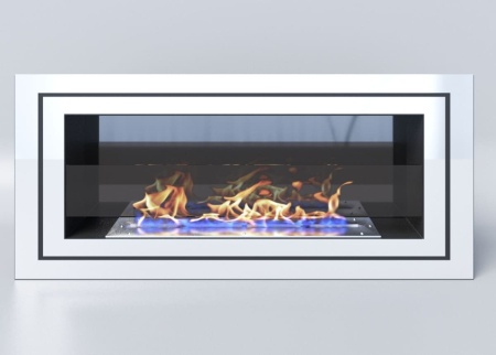 Биокамин "Русский огонь" Стенли 900V встраиваемый с защитным стеклом по цене 40 250 руб.