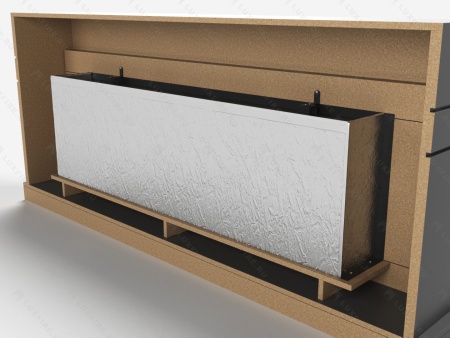 Биокамин Lux Fire с порталом Эльбрус 60, графит по цене 147 942 руб.