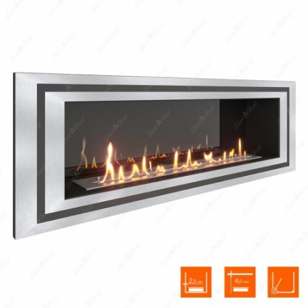 Биокамин SteelHeat LONG-D 1200 XL стемалит по цене 53 088 руб.