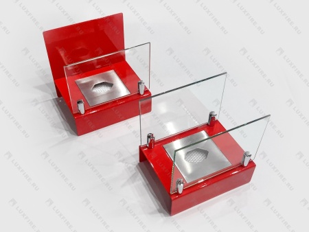 Настольный биокамин Lux Fire &quot;Арлекино&quot; S (красный) по цене 8 833 руб.