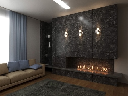 Автоматический биокамин Lux Fire Smart Flame 1400 RC INOX по цене 504 460 руб.