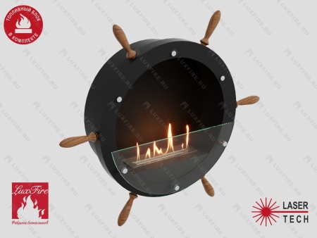 Настенный биокамин Lux Fire "Капитан 500 Н" XS (черный) по цене 49 390 руб.